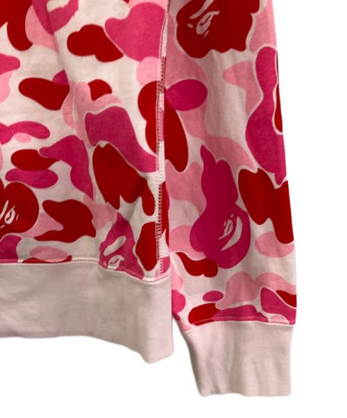 A BATHING APE（アベイシングエイプ）A BATHING APE (アベイシングエイプ) カモスウェット ピンク×レッド サイズ:Mの古着・服飾アイテム