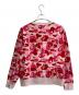 A BATHING APE (アベイシングエイプ) カモスウェット ピンク×レッド サイズ:M：14000円