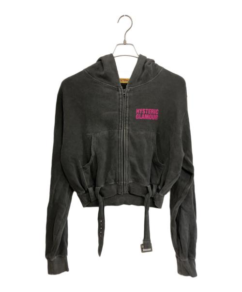 Hysteric Glamour（ヒステリックグラマー）Hysteric Glamour (ヒステリックグラマー) ジップパーカー ブラック サイズ:FREEの古着・服飾アイテム
