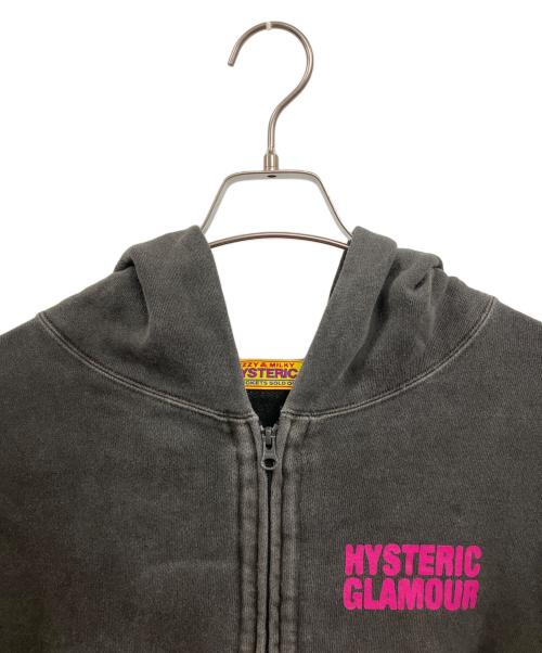 Hysteric Glamour（ヒステリックグラマー）Hysteric Glamour (ヒステリックグラマー) ジップパーカー ブラック サイズ:FREEの古着・服飾アイテム