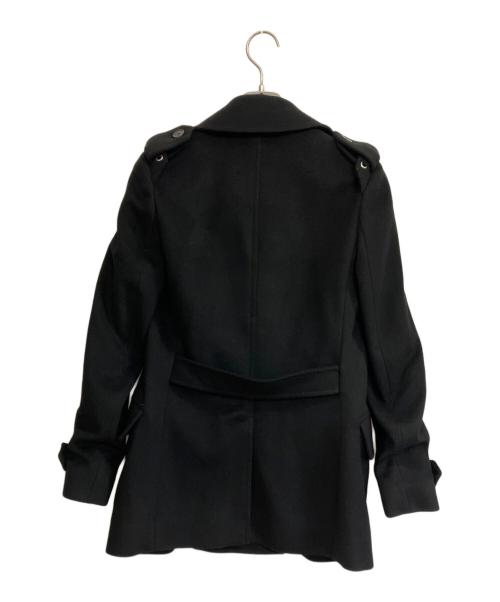 GUCCI（グッチ）GUCCI (グッチ) ミドル丈Pコート ブラック サイズ:38の古着・服飾アイテム
