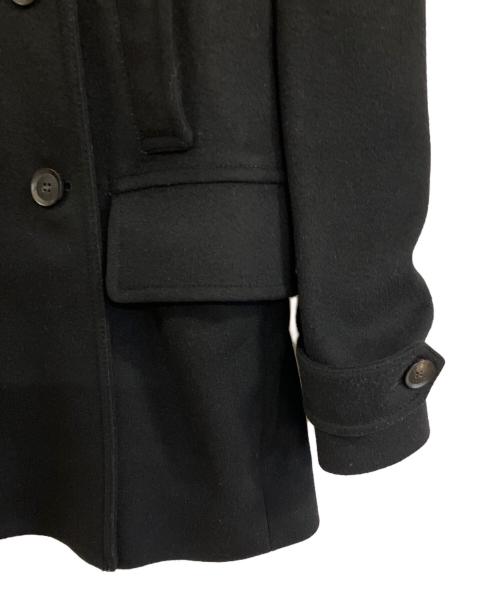 GUCCI（グッチ）GUCCI (グッチ) ミドル丈Pコート ブラック サイズ:38の古着・服飾アイテム