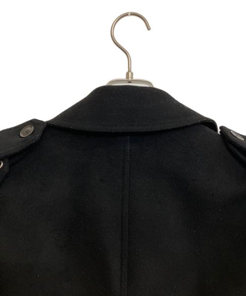GUCCI（グッチ）GUCCI (グッチ) ミドル丈Pコート ブラック サイズ:38の古着・服飾アイテム