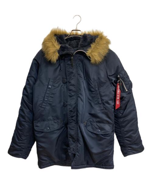 ALPHA（アルファ）ALPHA (アルファ) N-3Bタイプコート ネイビー サイズ:X-LARGEの古着・服飾アイテム