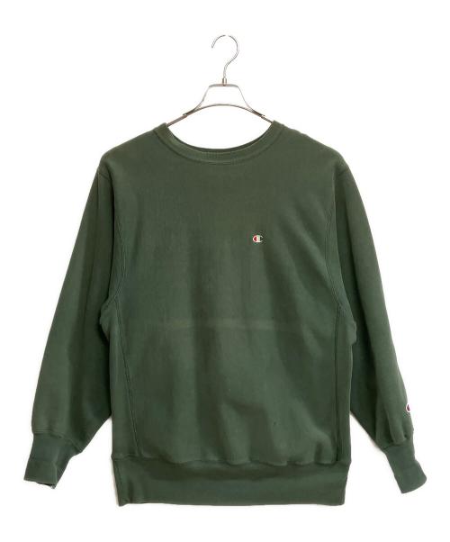 Champion REVERSE WEAVE（チャンピオン リバース ウィーブ）Champion REVERSE WEAVE (チャンピオン リバース ウィーブ) スウェット オリーブ サイズ:X-LARGEの古着・服飾アイテム