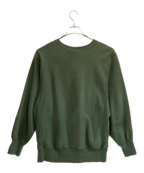 Champion REVERSE WEAVE（チャンピオン リバース ウィーブ）Champion REVERSE WEAVE (チャンピオン リバース ウィーブ) スウェット オリーブ サイズ:X-LARGEの古着・服飾アイテム