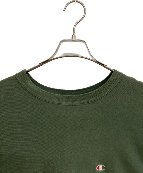Champion REVERSE WEAVE（チャンピオン リバース ウィーブ）Champion REVERSE WEAVE (チャンピオン リバース ウィーブ) スウェット オリーブ サイズ:X-LARGEの古着・服飾アイテム