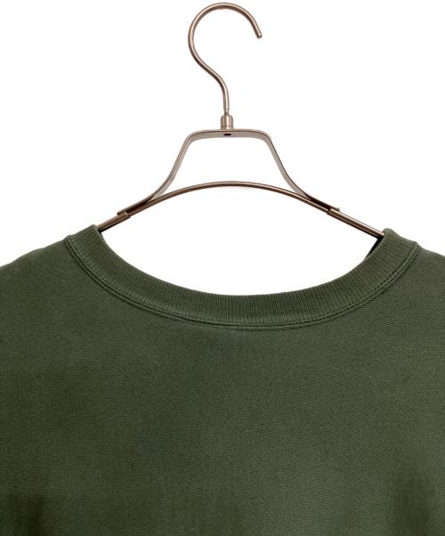 Champion REVERSE WEAVE（チャンピオン リバース ウィーブ）Champion REVERSE WEAVE (チャンピオン リバース ウィーブ) スウェット オリーブ サイズ:X-LARGEの古着・服飾アイテム
