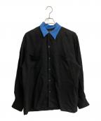 WACKO MARIA×N.HOOLYWOODワコマリア×エヌ ハリウッド）の古着「長袖シャツ」｜ブラック×ブルー