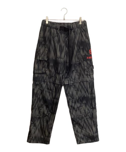 A BATHING APE（アベイシングエイプ）A BATHING APE (アベイシングエイプ) カーゴパンツ グレー サイズ:Mの古着・服飾アイテム