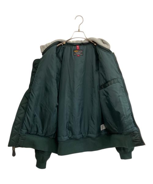 ALPHA INDUSTORIES（アルファ インダストリーズ）ALPHA INDUSTORIES (アルファ インダストリーズ) MA-1ジャケット グリーン サイズ:XLの古着・服飾アイテム