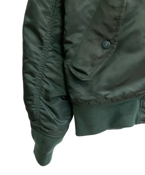 ALPHA INDUSTORIES（アルファ インダストリーズ）ALPHA INDUSTORIES (アルファ インダストリーズ) MA-1ジャケット グリーン サイズ:XLの古着・服飾アイテム