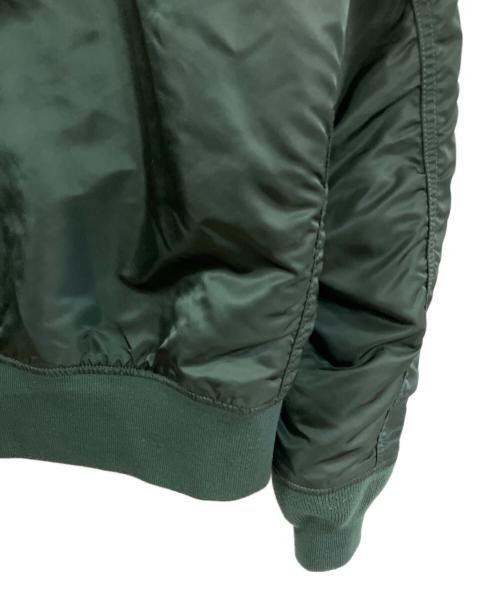 ALPHA INDUSTORIES（アルファ インダストリーズ）ALPHA INDUSTORIES (アルファ インダストリーズ) MA-1ジャケット グリーン サイズ:XLの古着・服飾アイテム
