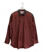 COMME des GARCONS SHIRTコムデギャルソンシャツ）の古着「長袖シャツ」｜ボルドー