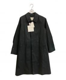MACKINTOSH（マッキントッシュ）の古着「ライトメルトン ラグランスリーブ バルカラーコート」｜ブラック