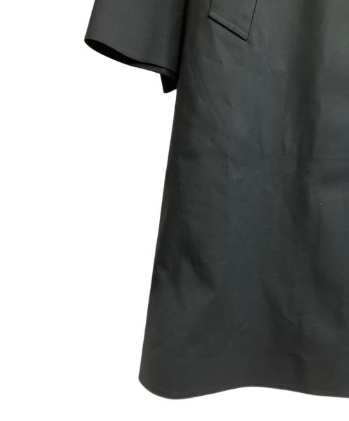 MACKINTOSH（マッキントッシュ）MACKINTOSH (マッキントッシュ) ライトメルトン ラグランスリーブ バルカラーコート ブラック サイズ:38 未使用品の古着・服飾アイテム