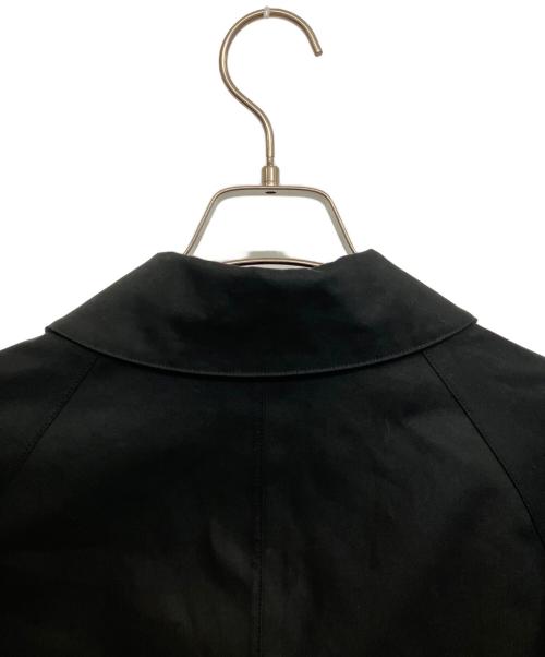 MACKINTOSH（マッキントッシュ）MACKINTOSH (マッキントッシュ) ライトメルトン ラグランスリーブ バルカラーコート ブラック サイズ:38 未使用品の古着・服飾アイテム