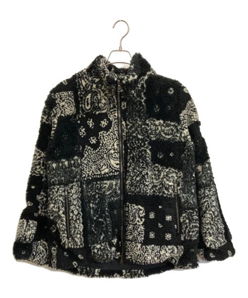 TATRAS（タトラス）TATRAS (タトラス) ボアフリースジャケット ブラック×ホワイト サイズ:Lの古着・服飾アイテム