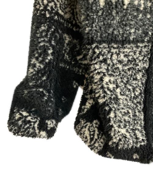 TATRAS（タトラス）TATRAS (タトラス) ボアフリースジャケット ブラック×ホワイト サイズ:Lの古着・服飾アイテム