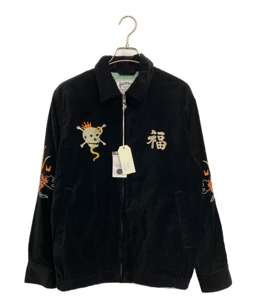 HOUSTON（ヒューストン）HOUSTON (ヒューストン) ベトナムジャケット ブラック サイズ:Mの古着・服飾アイテム