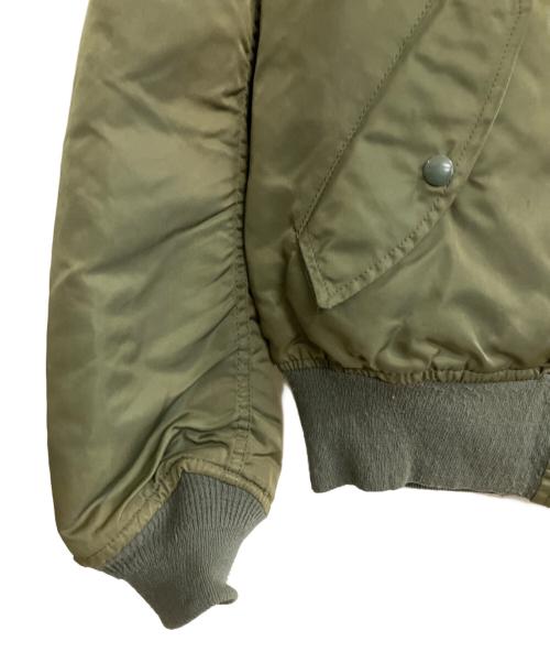 ALPHA（アルファ）ALPHA (アルファ) MA-1ジャケット オリーブ サイズ:LARGEの古着・服飾アイテム