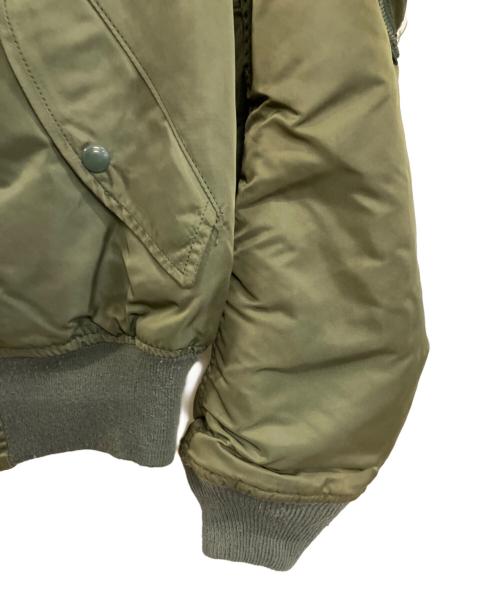 ALPHA（アルファ）ALPHA (アルファ) MA-1ジャケット オリーブ サイズ:LARGEの古着・服飾アイテム
