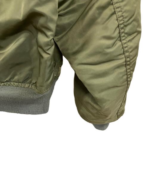 ALPHA（アルファ）ALPHA (アルファ) MA-1ジャケット オリーブ サイズ:LARGEの古着・服飾アイテム