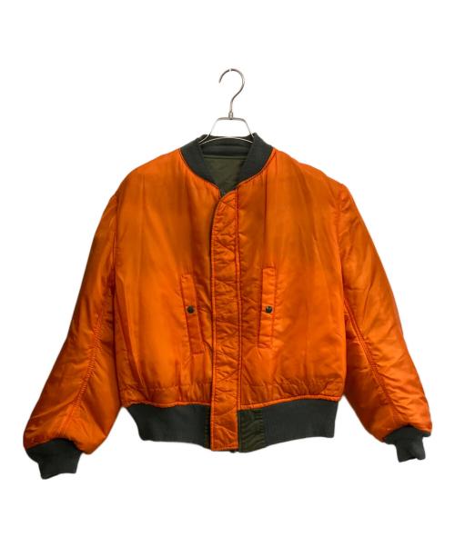 ALPHA（アルファ）ALPHA (アルファ) MA-1ジャケット オリーブ サイズ:LARGEの古着・服飾アイテム