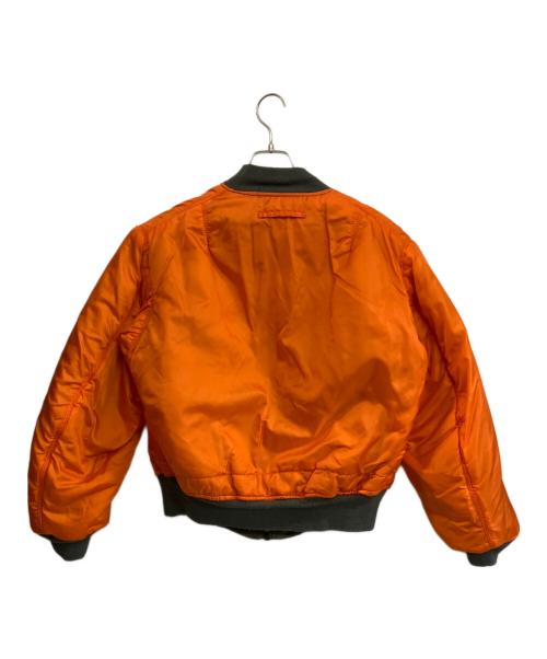 ALPHA（アルファ）ALPHA (アルファ) MA-1ジャケット オリーブ サイズ:LARGEの古着・服飾アイテム