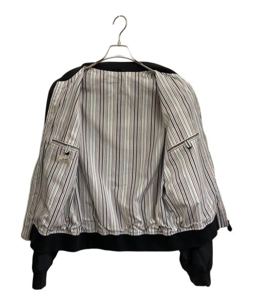 HERMES（エルメス）HERMES (エルメス) ジップブルゾン ブラック サイズ:54の古着・服飾アイテム