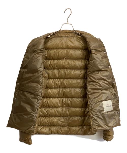 MONCLER（モンクレール）MONCLER (モンクレール) ダウンジャケット ブラウン サイズ:5の古着・服飾アイテム