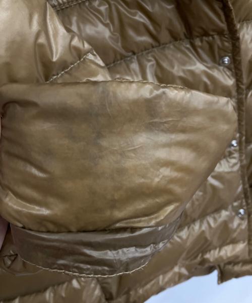 MONCLER（モンクレール）MONCLER (モンクレール) ダウンジャケット ブラウン サイズ:5の古着・服飾アイテム