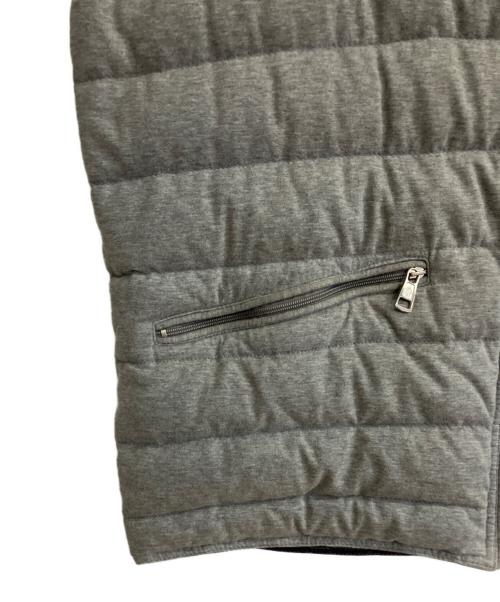 MONCLER（モンクレール）MONCLER (モンクレール) ダウンベスト グレー サイズ:4の古着・服飾アイテム