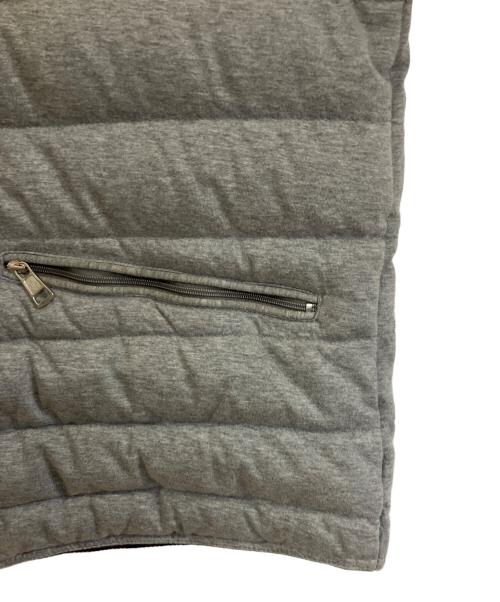 MONCLER（モンクレール）MONCLER (モンクレール) ダウンベスト グレー サイズ:4の古着・服飾アイテム