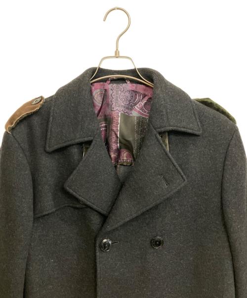 ETRO（エトロ）ETRO (エトロ) ウールコート ブラック サイズ:52の古着・服飾アイテム