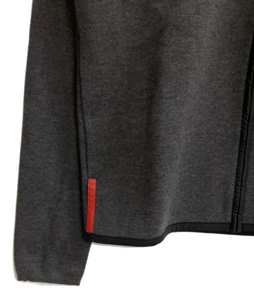 PRADA SPORTS（プラダスポーツ）PRADA SPORTS (プラダスポーツ) ナイロン切替ニットジャケット ブラック サイズ:50の古着・服飾アイテム