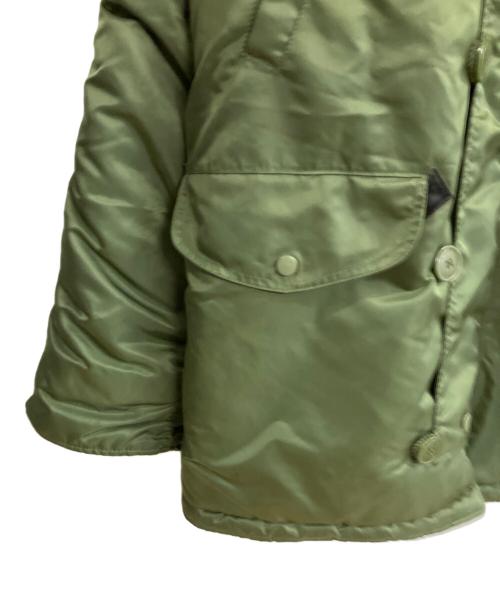 ALPHA INDUSTRIES（アルファインダストリーズ）ALPHA INDUSTRIES (アルファインダストリーズ) MA-1フライトジャケット カーキ サイズ:X-LARGEの古着・服飾アイテム