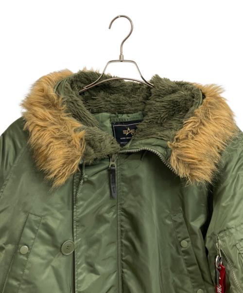 ALPHA INDUSTRIES（アルファインダストリーズ）ALPHA INDUSTRIES (アルファインダストリーズ) MA-1フライトジャケット カーキ サイズ:X-LARGEの古着・服飾アイテム