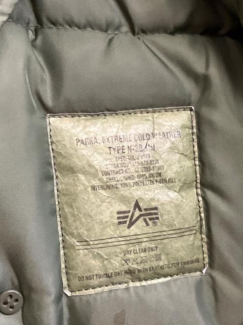 ALPHA INDUSTRIES（アルファインダストリーズ）ALPHA INDUSTRIES (アルファインダストリーズ) MA-1フライトジャケット カーキ サイズ:X-LARGEの古着・服飾アイテム