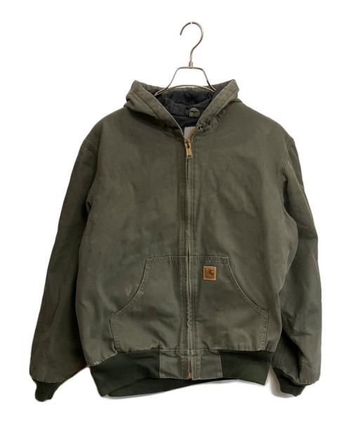 CarHartt（カーハート）CarHartt (カーハート) パーカー グリーン サイズ:Mの古着・服飾アイテム