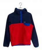 Patagoniaパタゴニア）の古着「シンチラスナップT」｜ブルー×レッド