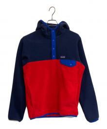 Patagonia（パタゴニア）の古着「シンチラスナップT」｜ブルー×レッド
