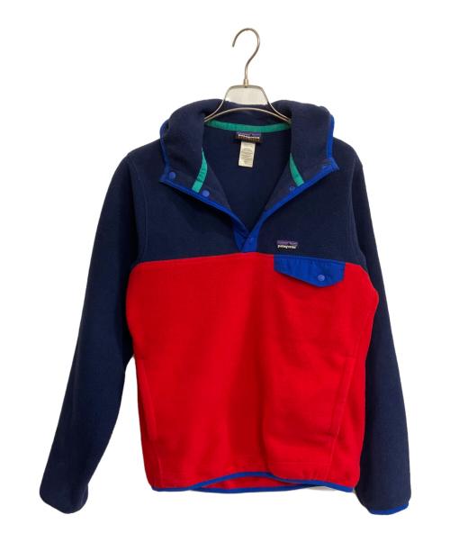 Patagonia（パタゴニア）Patagonia (パタゴニア) シンチラスナップT ブルー×レッド サイズ:XSの古着・服飾アイテム