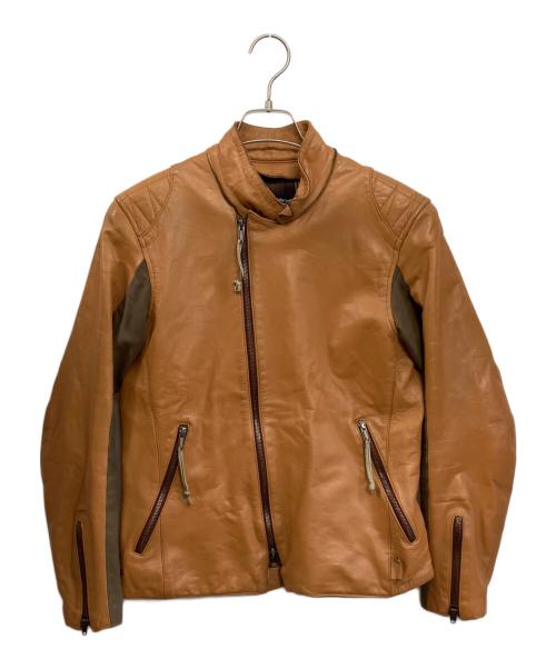KUSHITANI（クシタニ）KUSHITANI (クシタニ) シングルライダースジャケット ブラウン サイズ:Mの古着・服飾アイテム