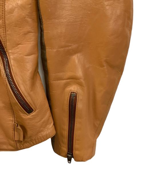 KUSHITANI（クシタニ）KUSHITANI (クシタニ) シングルライダースジャケット ブラウン サイズ:Mの古着・服飾アイテム
