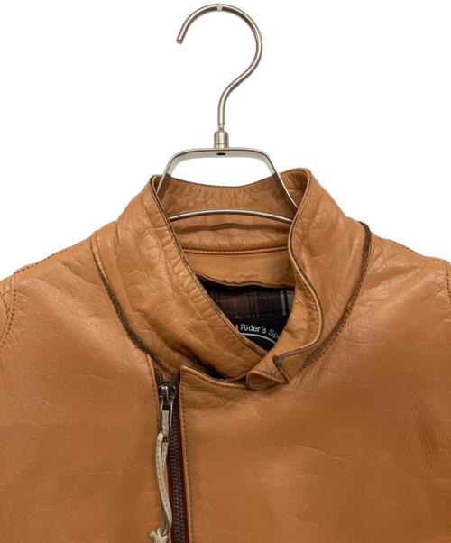 KUSHITANI（クシタニ）KUSHITANI (クシタニ) シングルライダースジャケット ブラウン サイズ:Mの古着・服飾アイテム