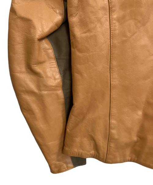 KUSHITANI（クシタニ）KUSHITANI (クシタニ) シングルライダースジャケット ブラウン サイズ:Mの古着・服飾アイテム