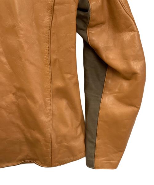 KUSHITANI（クシタニ）KUSHITANI (クシタニ) シングルライダースジャケット ブラウン サイズ:Mの古着・服飾アイテム