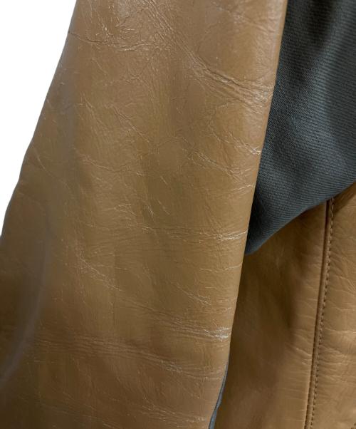 KUSHITANI（クシタニ）KUSHITANI (クシタニ) シングルライダースジャケット ブラウン サイズ:Mの古着・服飾アイテム
