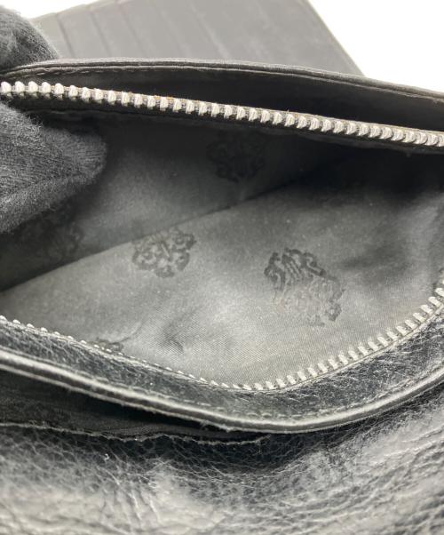 CHROME HEARTS（クロムハーツ）CHROME HEARTS (クロムハーツ) ウェーブウォレット ブラックの古着・服飾アイテム